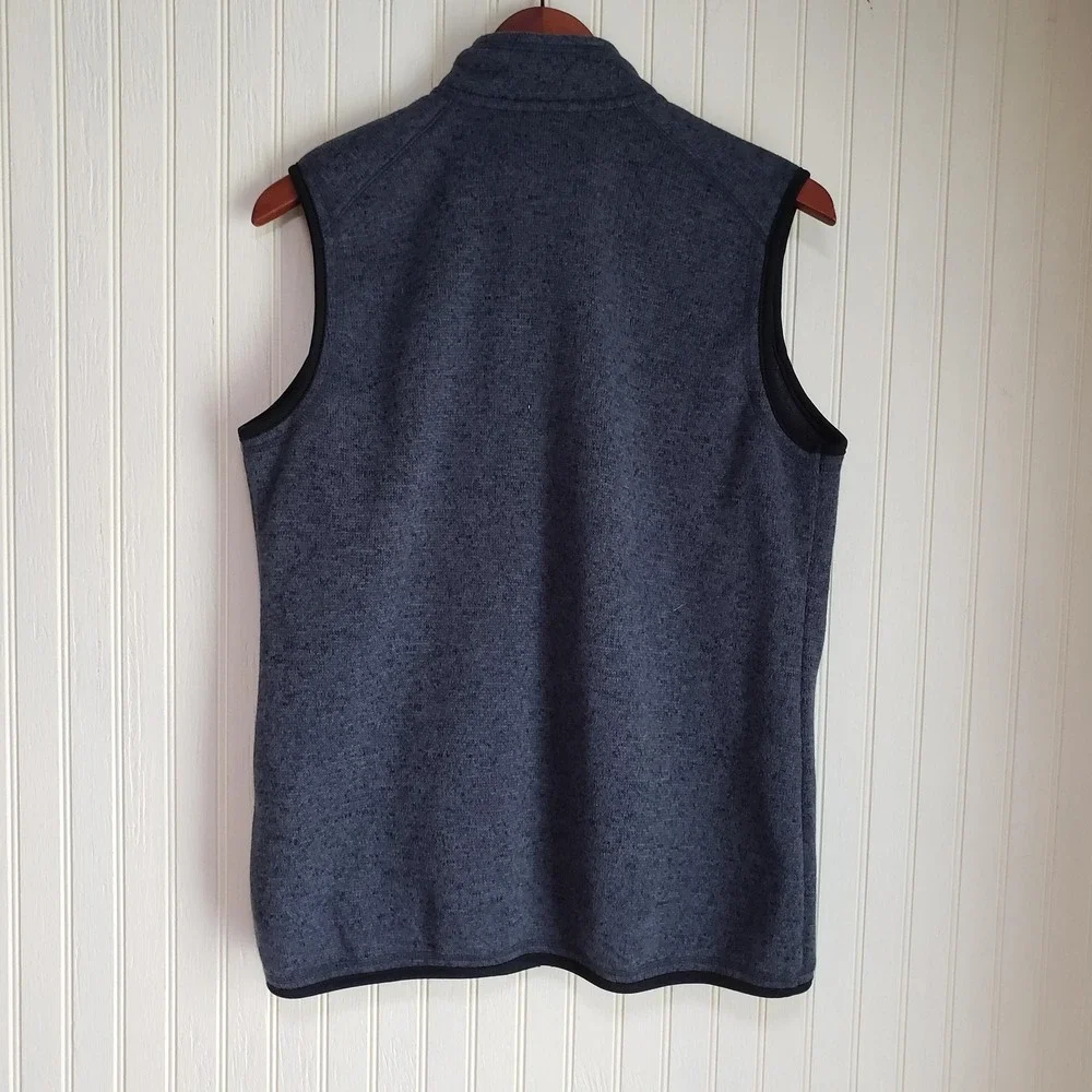 Charles River‎ Apparel Vest Womens Large Gray Fleece Full Zip Pockets Outdoor